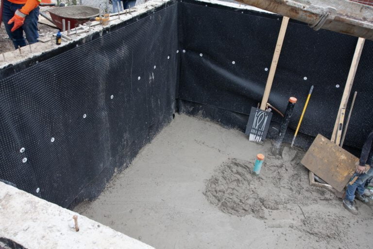 Installing waterproofing for a residential property